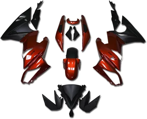 Nuevo rojo negro carenado apto para Kawasaki Ninja 2009 2010 2011 650R ER-6F ABS plásticos Aftermarket Carrocería kit 09 10 11