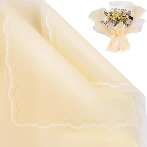 Miniatura 25 de FUHITIM - 20 hojas de papel impermeable para suministros de florista, envoltura de ramos de flores y regalos de bodas, cumpleaños, bricolaje