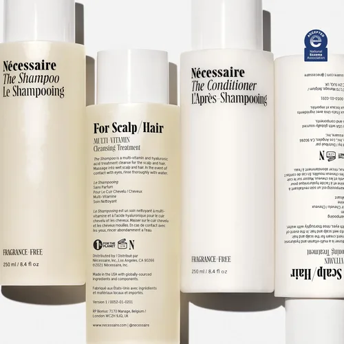 Miniatura 3 de Nécessaire The Hair Duo - Juego de champú y acondicionador 2 x tamaño completo. El champú + el acondicionador. Ácido hialurónico + complejo