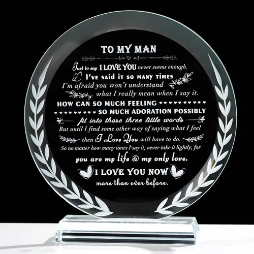 Miniatura 16 de Regalos Qianwei para novia de novio únicos - Regalos personalizados de corazón de cristal para mi novia que lo tiene todo - Ideas de regalo