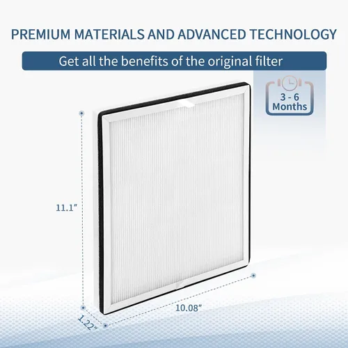 Miniatura 5 de Filtro de aire Europa compatible con Afloia Europa Air Puri-fier, filtro de repuesto 3 en 1 Europa Air Puri-Fier con H13 True HEPA, carbón activado