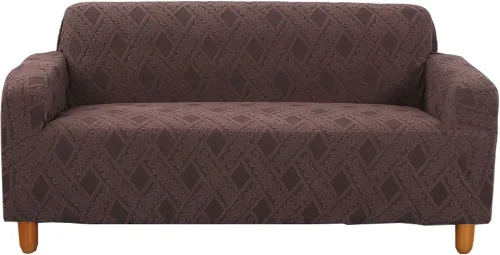 Miniatura 12 de Fundas elásticas para sofá de 1/2/3/4 plazas, funda para sofá biplaza/sillón, funda de sofá modular en forma de L, protector universal de muebles