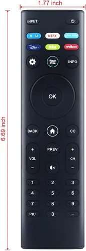 Miniatura 2 de XRT140R Reemplazo remoto para todos los Smart TV Vizio OLED55-H1 OLED65-H1 V655-H1 V435-H1 V555-H1 V655-H9 M50Q7-H1 V585-H11 D24h-J09 D24f-JJ09