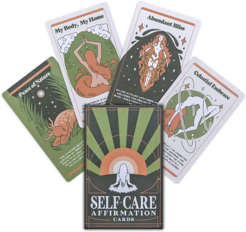 Miniatura 8 de PURPLE CANYON Tarjetas de afirmación diaria para mujeres y hombres Afirmaciones positivas para atención plena, meditación e inspiración Hermosa