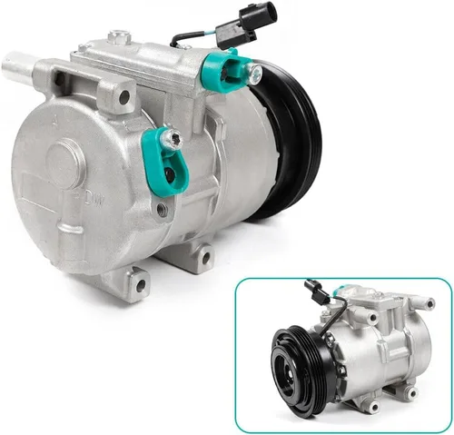 Miniatura 3 de Compresor de aire acondicionado con embrague, compresor de CA y embrague de A/C, control de clima y refrigeración del motor y A/C con embrague CO