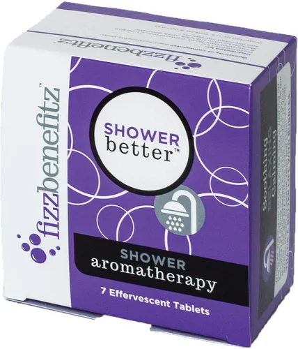 Bombas de ducha de aromaterapia Fizzbenefitz - Las de vapor liberan aromas en el agua caliente - La bomba de baño para la ducha crea un vapor