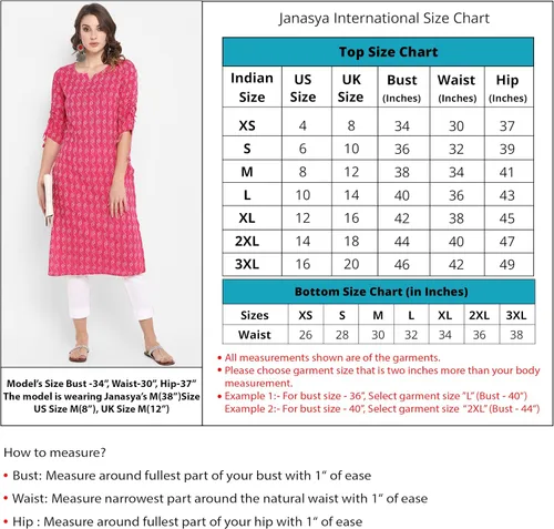 Miniatura 2 de Janasya Kurta de mujer india con estampado floral de Georgette amarillo con palazzo acampanado y dupatta