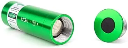 Miniatura 3 de Calidad premium, láser rojo/verde, mira de diámetro del cartucho de barril de calibre 12, visor para escopetas de 12ga con botón
