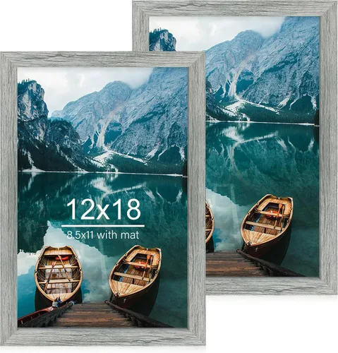 Miniatura 55 de Hongkee - Juego de 2 marcos de fotos, HK042515-MD5.5X8.5-BK(2PK)