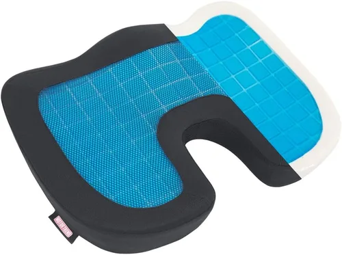 Miniatura 3 de Motor Trend Cojín refrescante para asiento de automóvil con espuma viscoelástica, fabricado con gel ortopédico para máxima comodidad del coxis