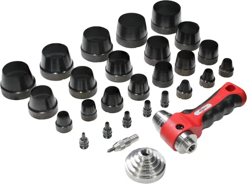 Miniatura 7 de Mayhew Tools 66012 - Punzón hueco, juego de 10 piezas, color negro