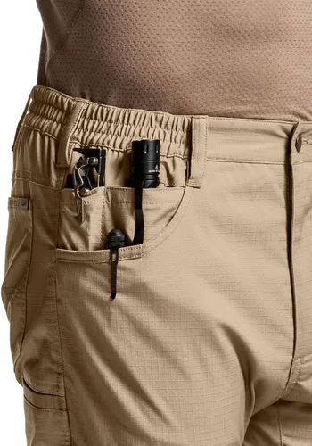 Miniatura 42 de CQR – Pantalones tácticos elásticos tipo cargo para hombre, resistentes al agua, de tela ripstop (antidesgarros), ligeros, ideales para uso diario