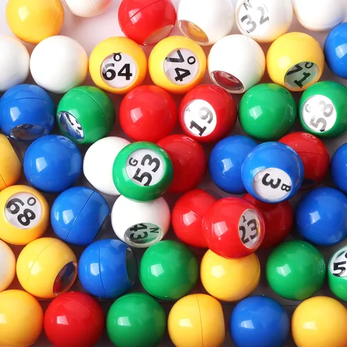 GSE Games & Sports Expert Bolas de bingo de 7/8 pulgadas, bolas de repuesto multicolor con ventana de fácil lectura para fiestas, rifas de premios