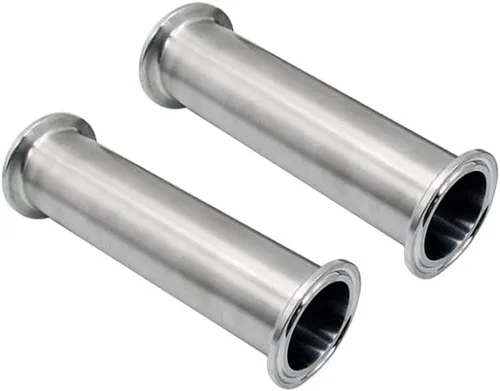 Miniatura 6 de Tubo de carrete sanitario Tri Clamp Tube 2 pulgadas de longitud con 1.5 pulgadas Tri Clamp 1.988 in Férula Brida 304 Tubo redondo sin costura