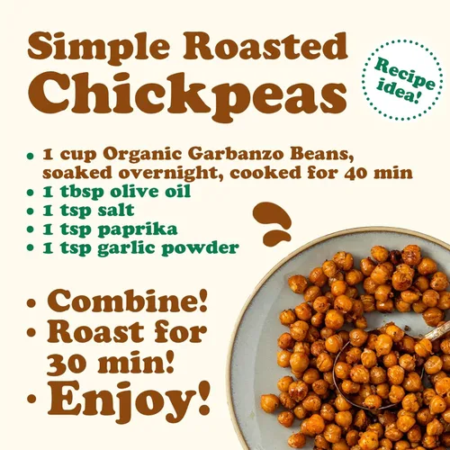 Miniatura 6 de Food to Live Garbanzos orgánicos, 2 libras, garbanzos secos, sin OMG, kosher, crudos, germinables, a granel