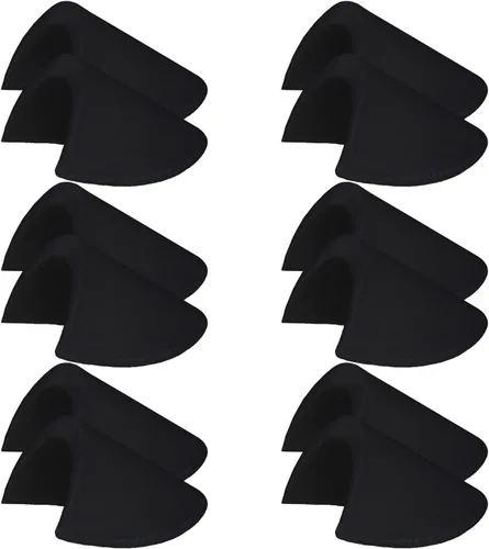 Miniatura 11 de Almohadillas de hombro de 1/2 pulgadas, 12 pares, almohadillas de hombro cosidas, almohadillas de espuma de esponja suave para hombres y mujeres