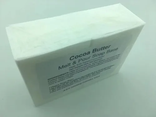 Miniatura 4 de 通用 Base de jabón para derretir y verter mantequilla de cacao de 2 libras, fácil de derretir y verter, natural, orgánico, base de jabón vegano, sin