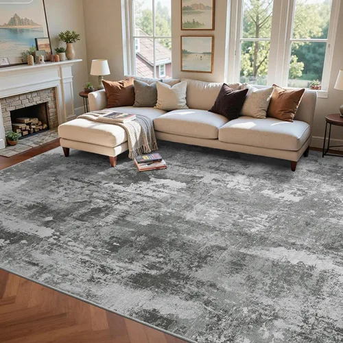 Miniatura 55 de Alfombra de pasillo lavable de 2 x 6 pies, antideslizante, de pelo bajo, alfombra de área de cocina, alfombra suave y larga para entrada, alfombra