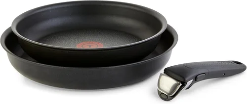 Miniatura 16 de T-fal Ingenio Essentials - Juego de utensilios de cocina con mango desmontable/extraíble de 11 piezas, granito titanio antiadherente, apto para Gris