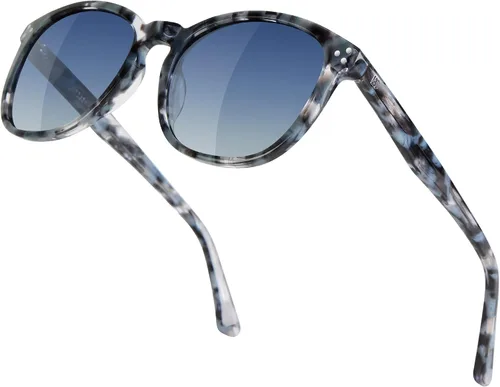 Miniatura 26 de Gafas de sol polarizadas para mujer con protección UV para mujer, a la moda, grandes sombras con marco de acetato BC2110
