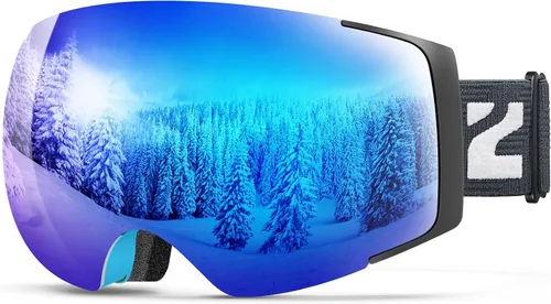 Miniatura 21 de ZIONOR X4 Ski Goggles Magnetic Lens - Snowboard Goggles for Men Women Adult - Snow Goggles Anti-fog UV Protection