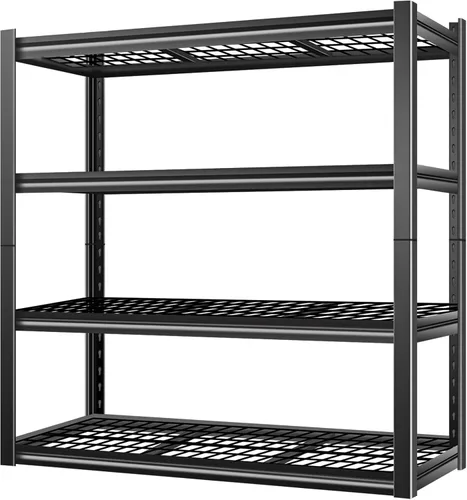 BILT HARD Estantería de garaje resistente de 46 pulgadas de ancho x 24 pulgadas de profundidad x 72 pulgadas de alto, estantes industriales de metal
