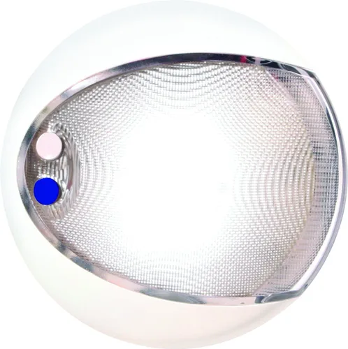 Miniatura 4 de HELLA 959951121 '9951 Series' EuroLED Touch Multivolt Blanco/Azul 9-33V DC Dual Color LED Luz Interior con Cubierta Blanca