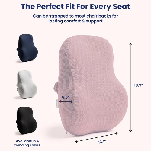 Miniatura 2 de Cojín ergonómico de alivio de espalda Accesorios de escritorio de oficina: Cojines de silla, cojín de asiento de coche, cojín de silla de oficina