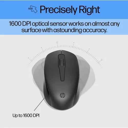 Miniatura 8 de HP Combo de teclado y mouse inalámbricos 330 - Receptor USB inalámbrico de 2.4 Ghz - Teclas Chiclet, 12 atajos de teclado - Mouse multisuperficie