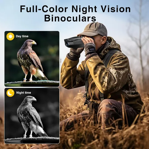 Miniatura 7 de Gafas de visión nocturna 4K 8X con zoom óptico para adultos, 5000 mAh, visión nocturna recargable, infrarrojos, pantalla HD de 3 pulgadas, ideal