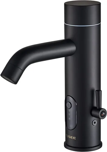 Miniatura 7 de Llave de baño manual y automática, llave de baño sin contacto con una varilla de control de temperatura, cromo, TS-5303C