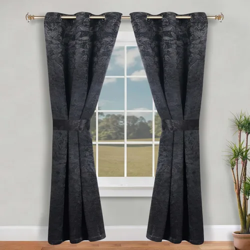 Miniatura 128 de SUPERIOR Cortinas Opacas, Oscurecimiento de Habitación Acento de Ventana para Dormitorio, Bloqueo del Sol, Térmicas, Cortinas Bohemias Modernas, Gris