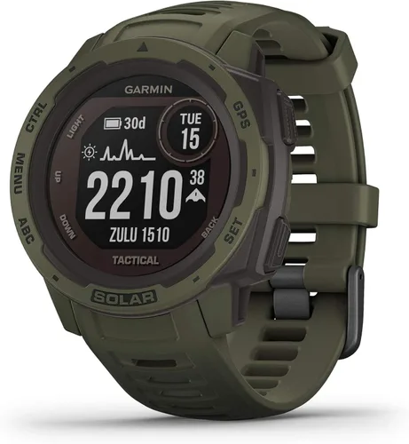 Miniatura 2 de Garmin 010-02064-70 Instinct Tactical, reloj GPS resistente, características específicas tácticas, construido según el estándar militar de Estados