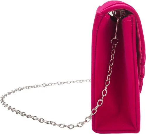 Miniatura 4 de CurvChic Bolso de noche para mujer, bolso de mano de ante sintético, bolso de fiesta, bolso de graduación nupcial