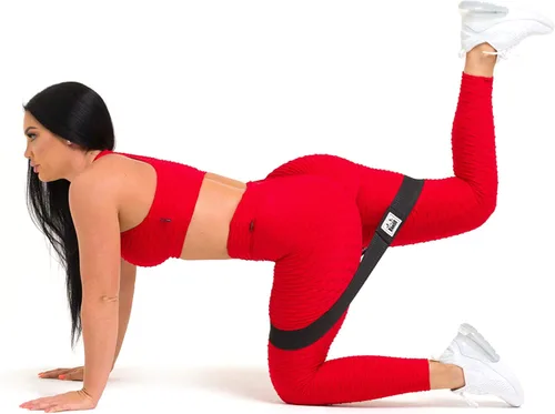 Miniatura 6 de THE X BANDS Bandas de resistencia para glúteos, entrenamiento pesado para piernas, desafío de quemaduras de yoga, lazo de construcción de glúteos