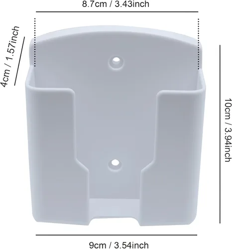 Miniatura 2 de Soporte para control remoto, soporte de pared para teléfono, autoadhesivo, para aire acondicionado, TV, soporte de control remoto (grande)