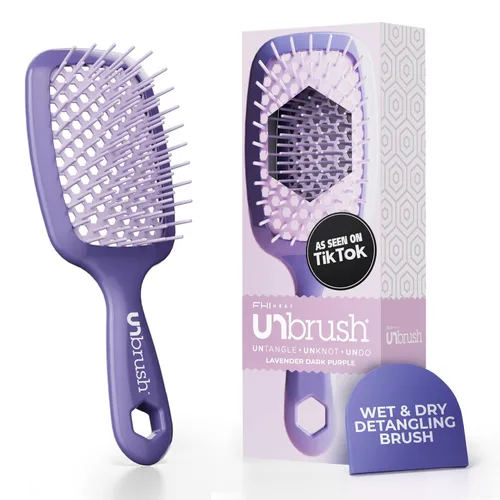 Miniatura 17 de FHI Heat UNbrush - Cepillo desenredante para cepillar sin dolor en cabello húmedo o seco — Cerdas antiestáticas DuoFlex duraderas, mango ligero