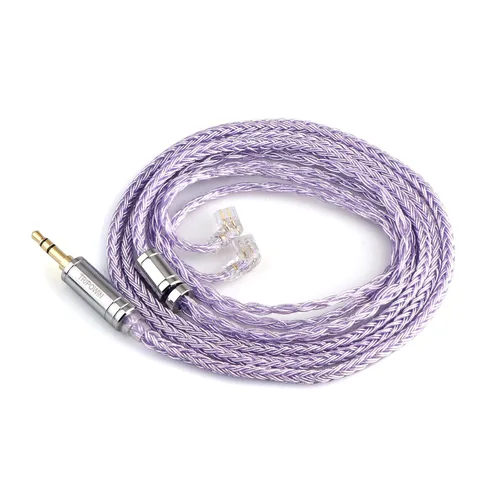 Miniatura 11 de Linsoul Tripowin Zonie - Cable IEM de 16 núcleos chapados en plata, cables mejorados para auriculares SPC de 1.25m para ZS10 PRO 2 AS10 PRO ZSN PRO