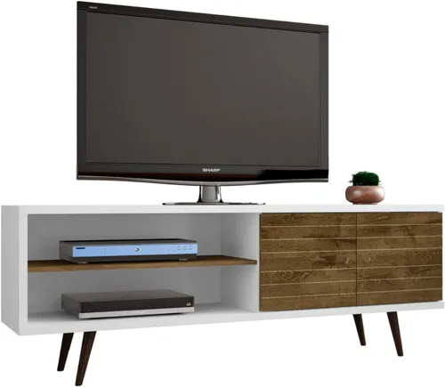 Miniatura 19 de Manhattan Comfort Liberty Soporte de TV Moderno de Mediados de Siglo para Televisores de hasta 46 Pulgadas, Centro de Entretenimiento