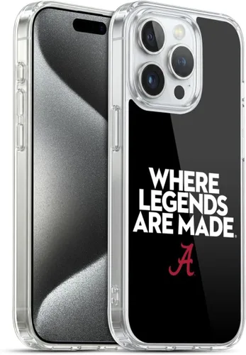 Miniatura 174 de Head Case Designs Funda de gel suave con licencia oficial de la Universidad de Alabama UA Collage compatible con Apple iPhone 13 Pro Max