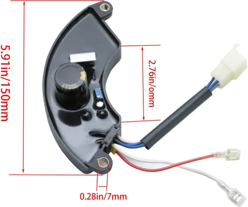 Miniatura 2 de Generador AVR Regulador de voltaje automático compatible con generador Champion 6500w para Predator 8750 compatible con Honda Generac para 5000 5500