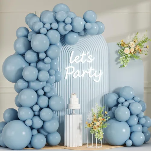Miniatura 8 de Kit de arco de guirnalda de globos azul rey de 99 piezas, globos de látex de 18/12/10/5 pulgadas, color azul marino para cumpleaños, bodas, Azul real