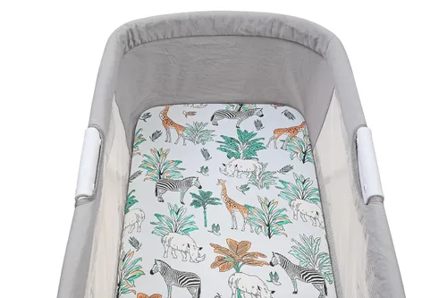 Miniatura 6 de Onacosht Sábanas de moisés para bebé, niño y niña, sábana bajera elástica transpirable universal para moisés, cuna de reloj de arena, almohadilla