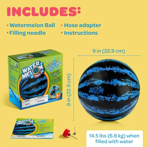 Miniatura 6 de Watermelon Ball – El mejor juego de piscina para pases bajo el agua, regate, buceo y juegos de piscina para adolescentes, niños o adultos, pelota