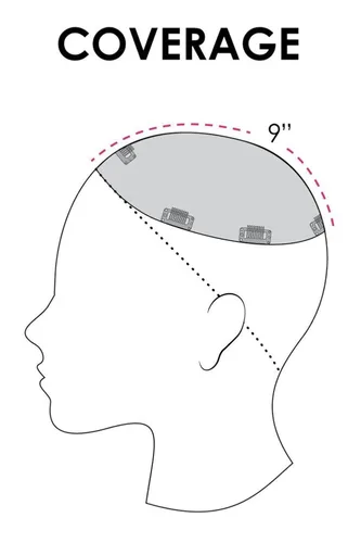 Miniatura 5 de Top Smart - Cubrepelo sintético con encaje frontal de 12 pulgadas