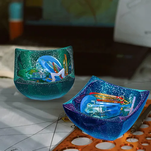 Miniatura 4 de Molde de silicona para macetas irregulares, molde de silicona para maceta, molde de fundición de resina epoxi, contenedor cuadrado geométrico, molde