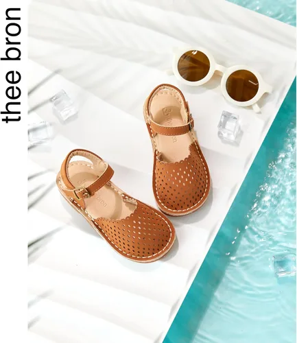 Miniatura 226 de THEE BRON Sandalias cómodas para niñas, zapatos para niños, sandalias rellenas
