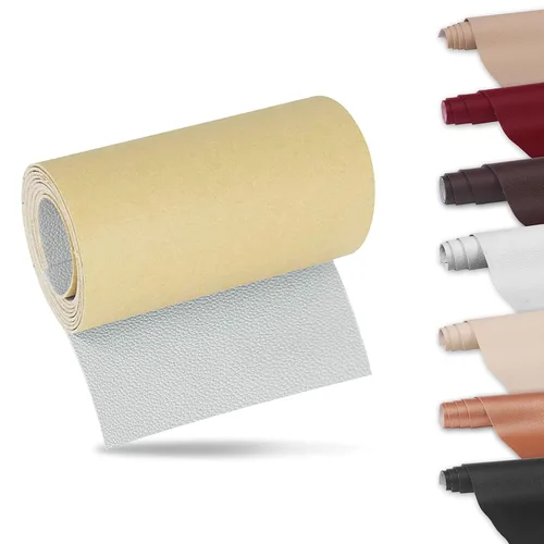 Miniatura 12 de Parche adhesivo de reparación de cuero, parche adhesivo de cuero de 20 x 54 pulgadas para sofás, asientos de automóvil, bolsos, chaquetas, parche