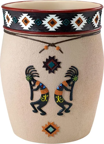 Miniatura 12 de Avanti Linens - Vaso, artículos esenciales para el baño de invitados, decoración azteca para el hogar (colección de baile navajo)