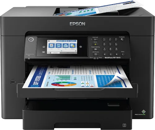 Miniatura 10 de Epson Workforce Pro WF-7820 Impresora inalámbrica todo en uno de gran formato con impresión automática de 2 caras de 13 x 19 pulgadas, copia